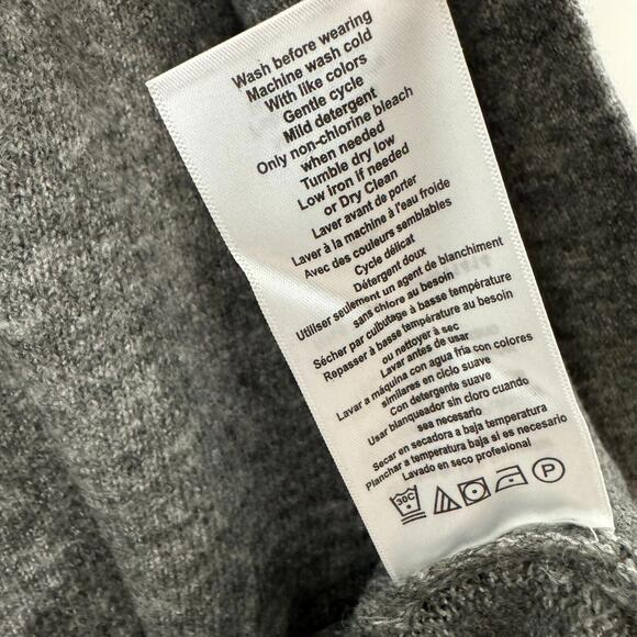 Motherhood Maternity Women’s Size Medium Dark Gray Crew Neck Sweater New - Picture 7 of 8